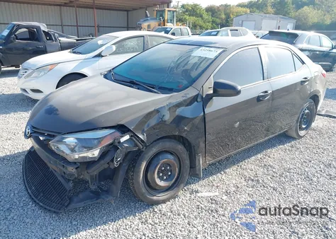 2016 Toyota Corolla Le из США, поврежденный, VIN 2T1BURHE4GC709225